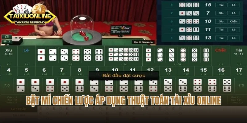 Bật mí chiến lược áp dụng thuật toán tài xỉu online